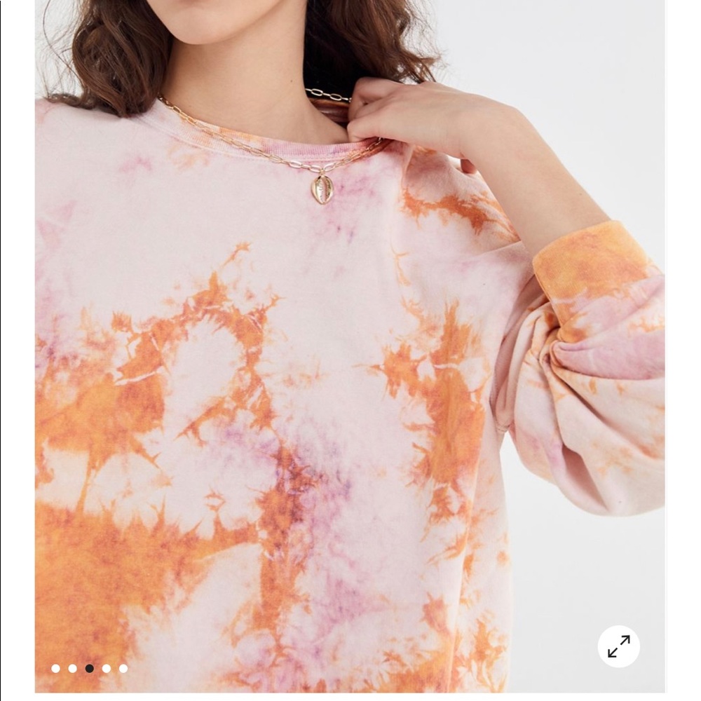 BNWT urban renewal recycled tie dye crew neck